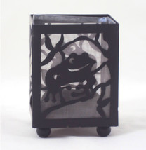 Hand Painted Shadow Play Tea Light Candle Holder - Frog - £3.10 GBP