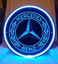 Mercedes Benz 3D Acrylic Beer Bar Neon Light Sign 11&#39;&#39; Diameter - £158.87 GBP