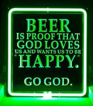 Enjoy Life 3D Acrylic Beer Bar Neon Light Sign 11'' x 10''  - $199.00