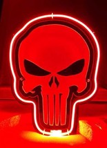 The Punisher Skull 3D Acrylic Beer Bar Neon Light Sign 12&#39;&#39; x 9&#39;&#39; - £159.07 GBP