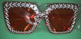 6 Pairs Sunglasses Oversized Elton John Style Last Pair With Rhinestones - £23.37 GBP