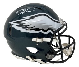 Jalen- Hurts Autografato Eagles Completo Misura Velocità Autentico Casco Bas ITP - £541.98 GBP