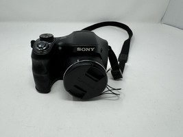 Sony CyberShot DSC-H100 16.1MP 21x Zoom Digital Camera Black - $72.47