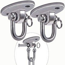 2 Pieces 2000 Lb Capacity Stainless Steel 180 Swing Hangers, Heavy Duty ... - $36.65