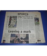 BARRY BONDS NEWSPAPER SUPPLEMENT OC REGISTER 8-8-2001 - £17.30 GBP