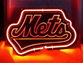MLB New York NY Mets Baseball 3D Acrylic Beer Bar Neon Light Sign 12'' x 8'' - $199.00