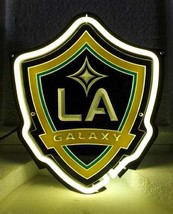 Los Angeles LA Galaxy 3D Acrylic Beer Bar Neon Light Sign 11&#39;&#39; x 9&#39;&#39; - £159.07 GBP