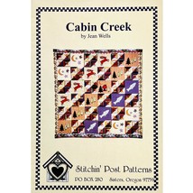 Cabin Creek Log Cabin Quilt PATTERN by Jean Wells for Stitchin’ Post Patterns - £7.06 GBP
