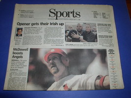 MARK MCGWIRE NEWSPAPER SUPPLEMENT OC REGISTER 9-6-1998 - $22.99