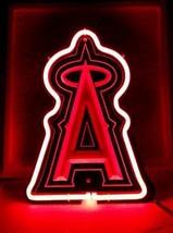 MLB Anaheim Los Angeles LA Angels 3D Acrylic Beer Bar Neon Light Sign 12&#39;&#39; x 9&#39;&#39; - £159.07 GBP