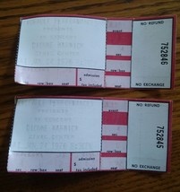 000 Vintage Dionne Warwick Concert Ticket Stubs Set of 2 1976 Civic Center - $406.55 MXN