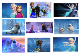 9 Disney Frozen Stickers, Party Supplies, Decorations, Favors, Gifts, Bi... - £9.39 GBP
