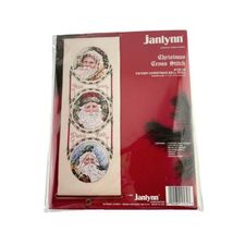 Janlynn Christmas Cross Stitch Kit Bell Pull Father Christmas Faces by Giampa - £19.05 GBP