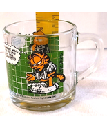 Vintage Garfield Green Tile Mug Anchor Hocking 1978 McDonalds Never Met ... - €12,69 EUR
