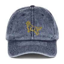 Golden Retriever Dog Outline Hat Multicolor Thread Embroidery Perfect Gift  - $32.00