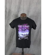 Band Shirt - Iron Maiden Eddie over London - Men's Medium - $49.00