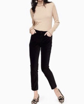 Kate Spade New York Black Velvet Jeans New With Tag Size 25 - £106.83 GBP