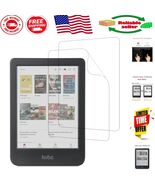 Water Resistant Anti-Glare Screen Protector Set for Kobo Clara eReaders ... - $280.49 MXN