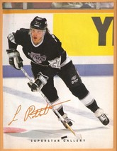 Los Angeles Kings Luc Robitaille 1991 Pinup Photo - £1.55 GBP