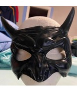 Black Devil Demon Horror Eye Mask Universal Studios Costume Scary Ball P... - $31.58 CAD