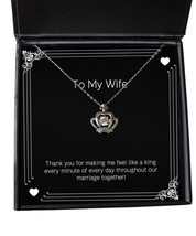 Cool Wife Gifts, Thank You for Making me Feel Like a King Every Minute!, Inappro - £38.49 GBP