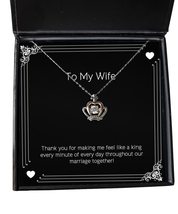 Cool Wife Gifts, Thank You for Making me Feel Like a King Every Minute!, Inappro - £36.59 GBP