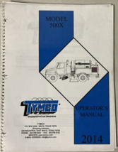 Tymco Street Sweeper 500x 2014 Operators Manual - £70.17 GBP