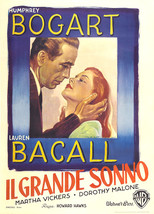 The Big Sleep Poster 27 X40 In Italian Humphrey Bogart Lauren Bacall 69 X101 Cm  - £27.67 GBP