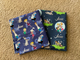 Fat Quarter Fabric 2 FQ bundle The Jetsons Space Cartoon  Print 100% Cotton - £11.17 GBP