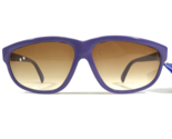 Vintage Cebe Sonnenbrille Matt Lila Quadrat Rahmen Mit Braune Linsen - $55.73