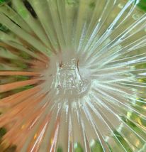 Hazel Atlas 1930's Green Uranium Sugar Bowl "D" Handles Criss Cross image 6