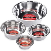 BULK Stainless Steel Dog Dishes - Heavy Mirror Finish Stain &amp; Scratch Resistant - £6.04 GBP+