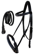 Horse English Brown All-Purpose Trail Leather Bridle Reins 805EB03 - $1,023.33 MXN