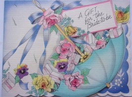 Vintage The Fairfield Line A Gift For The Bride To Be Card - $2.99