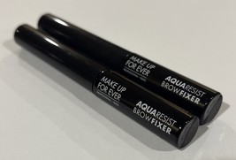 2 Make Up For Ever Aqua Resist Brow Fixer Waterproof Tinted Gel 30 Soft ... - $725.82 MXN
