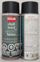 (2 Ct) Krylon Black Chalk Board Spray Paint 340 g - £23.67 GBP