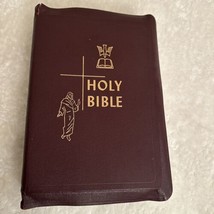 Vintage The Holy Bible by The Catholic Press Holy Family Ed. 1950 illust... - $29.69