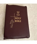 Vintage The Holy Bible by The Catholic Press Holy Family Ed. 1950 illust... - $29.69