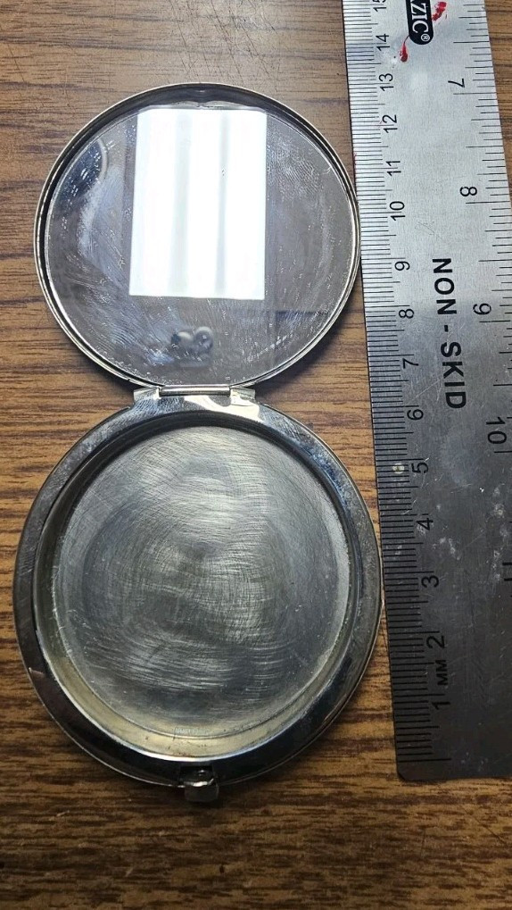 Silver 925 Compact Mirror Vintage Tiffany & Co Item image 3