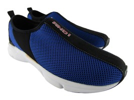 AND1 Shoes Men&#39;s Size 9 Blue and Black Mesh Slip on Athletic Sneaker - $12.59