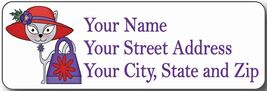 (#3) QUANTITY 90 ADDRESS LABEL PERSONALIZED FOR RED HAT LADIES OF SOCIETY - $24.43