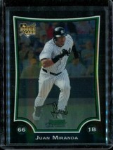 2009 Baseball Card Topps Bowman Chrome #208 Juan Miranda New York Yankees - $8.68