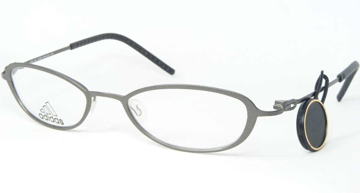 Adidas Junior / Niños A866 60 6055 Grafito Gris Gafas 49-18-125mm - $96.02