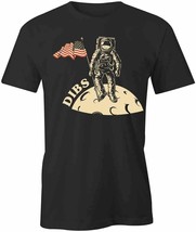 DIBS ASTRONAUT MOON USA FLAG TShirt Tee Short-Sleeved Cotton CLOTHING S1... - $17.99+