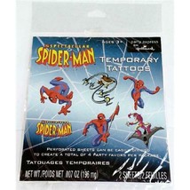 The Spectacular Spider-Man Temporary Tattoos Birthday Party Favors NEW - £1.96 GBP