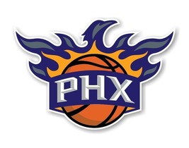 An item in the Sports Mem, Cards & Fan Shop category: Phoenix Suns Decal / Sticker Die cut