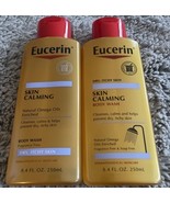 2X Eucerin Skin Calming Body Wash Dry Itchy Skin Fragrance Free 8.4oz NEW - $98.22 CAD