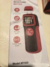 Wood Moisture Meters Pin &amp; Pinless 2 In 1 Moisture Detector Backlit Scre... - $28.42