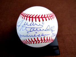 Juan Marichal Dominican Dandy San Fran Giants Hof Signed Auto Oml Baseball Jsa - £156.78 GBP