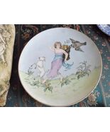 KPM Konigliche Porzellan-Manufactur  WALL PLAQUE Victorian LADY scepter mark - $8,413.33 MXN